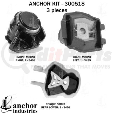 Anchor Motor Mounts 300518 