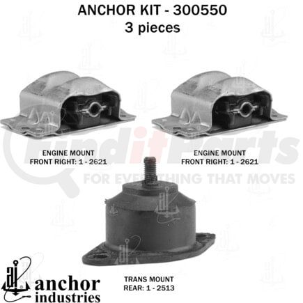 Anchor Motor Mounts 300550 300550