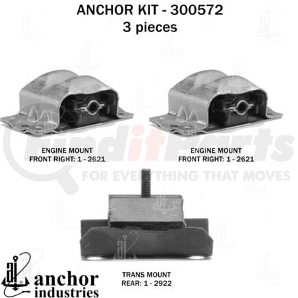 Anchor Motor Mounts 300572 300572