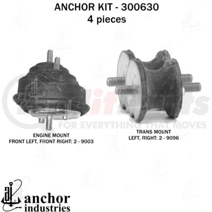 Anchor Motor Mounts 300630 300630