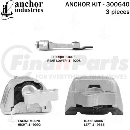 Anchor Motor Mounts 300640 