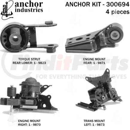 Anchor Motor Mounts 300694 