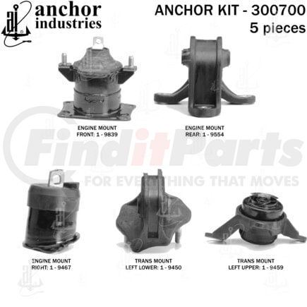 Anchor Motor Mounts 300700 