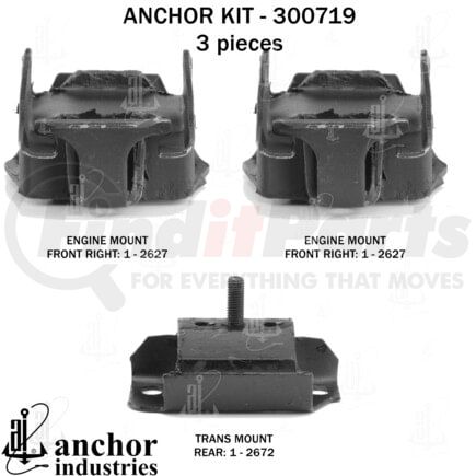 Anchor Motor Mounts 300719 300719