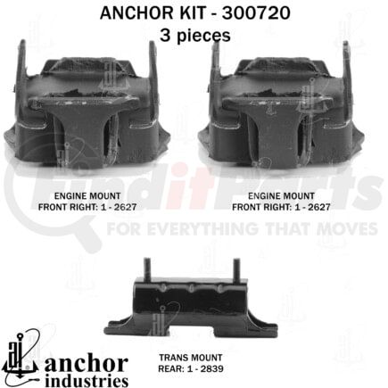 Anchor Motor Mounts 300720 300720