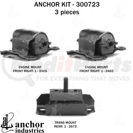 Anchor Motor Mounts 300723 300723
