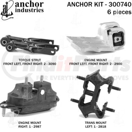 Anchor Motor Mounts 300740 300740
