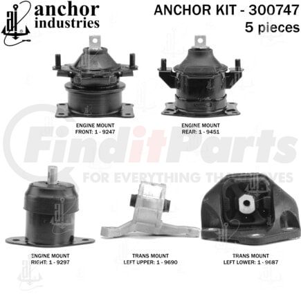 Anchor Motor Mounts 300747