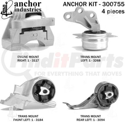 Anchor Motor Mounts 300755