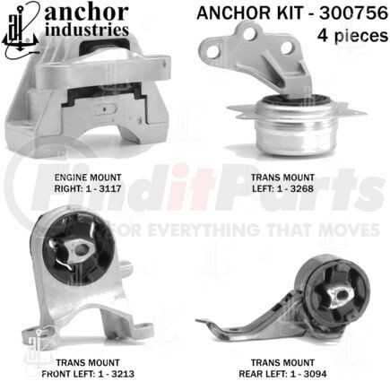 Anchor Motor Mounts 300756