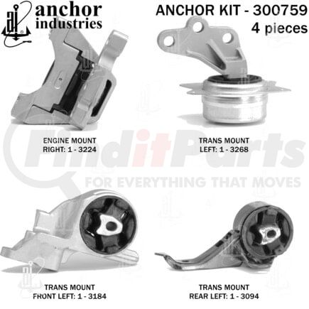 Anchor Motor Mounts 300759