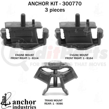 Anchor Motor Mounts 300770