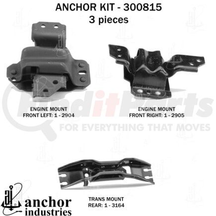 Anchor Motor Mounts 300815