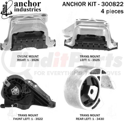 Anchor Motor Mounts 300822