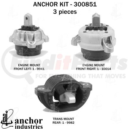 Anchor Motor Mounts 300851