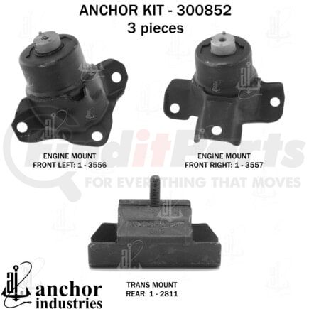 Anchor Motor Mounts 300852 ENGINE MNT KIT