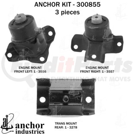Anchor Motor Mounts 300855 ENGINE MNT KIT