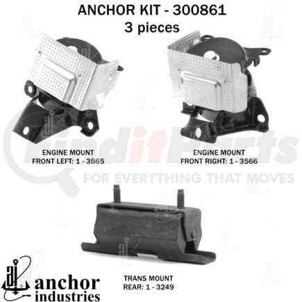Anchor Motor Mounts 300861