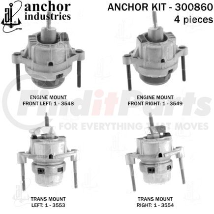 Anchor Motor Mounts 300860