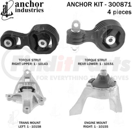 Anchor Motor Mounts 300871