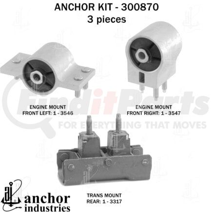 Anchor Motor Mounts 300870