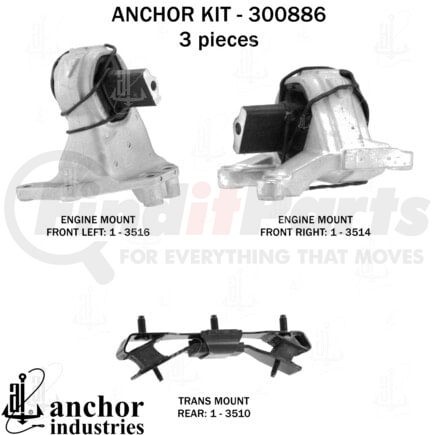 Anchor Motor Mounts 300886