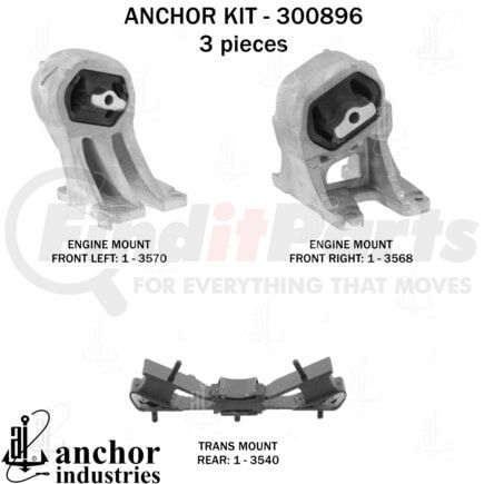 Anchor Motor Mounts 300896