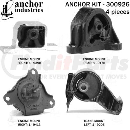 Anchor Motor Mounts 300926