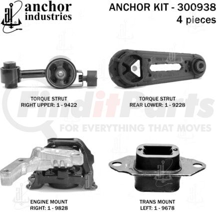 Anchor Motor Mounts 300938
