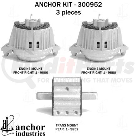 Anchor Motor Mounts 300952
