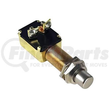 United Pacific 98382 Starter Switch - 10 AMP, 12V, All Brass, with Nickel Plate, with 5/8" Stem