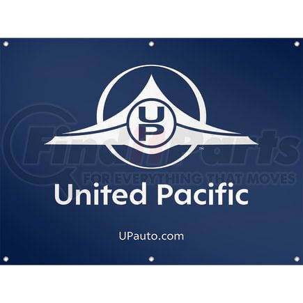 United Pacific 99238 Display Banner - 48" x 36", with 6 Installed Grommets