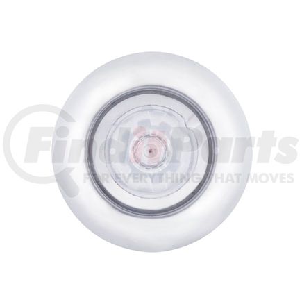 United Pacific 34823 Clearance/Marker Light - 3/4 in., Round, Red LED/Clear Lens, ArcBlast Mini Light