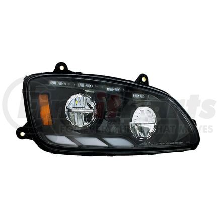 United Pacific 35882 Headlight - R/H, LED, with Sequential Turn Signal & Position Light Bars, High/Low Beam, for 2008-2017 Kenworth T660