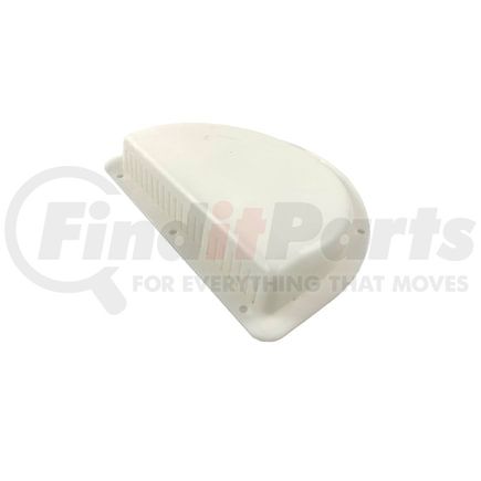 Fairchild MP1003 Trailer Side Vent - Outside, White, Polyproplene, for 3 in. Diameter Hole