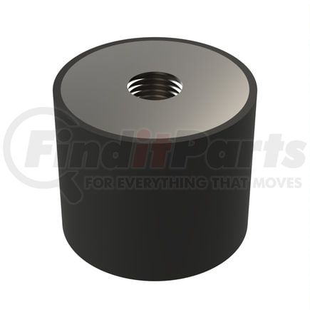 Fairchild RVI1011-FF50 Rubber Vibration Isolator Mount, Female To Female, Metric, Natural Rubber 50A, Zinc-Plated Steel