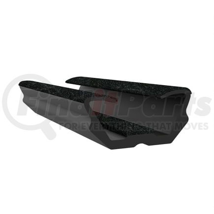 Fairchild WC1012 Unbeaded Flexible Flocked Rubber Glass Run Window Channel - 8 ft. Length, 0.563" Width