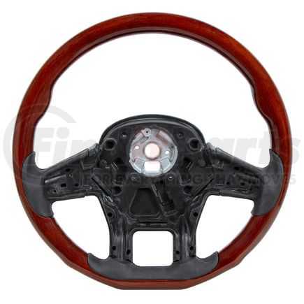 United Pacific 88189 Steering Wheel - 18 in., YourGrip, Wood, 36-Spline Mounting Adapter