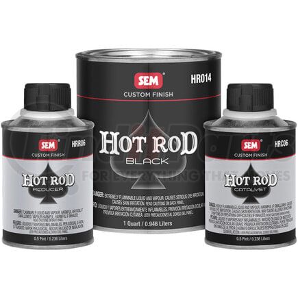 SEM Products HR010 Paint - Hot Rod Black Kit, Matte Finish, 2K Single Stage TopCoat System