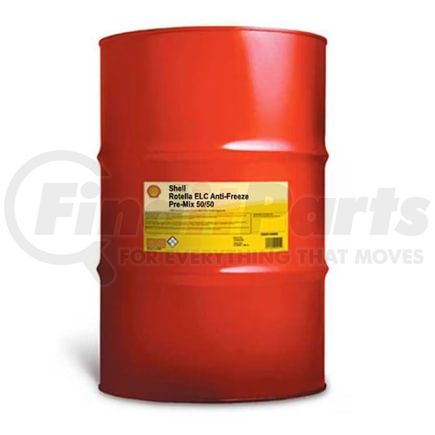 Shell Lubricants 550022522 Rotella® ELC Engine Coolant / Antifreeze - 50/50 Premix, 55 Gallon