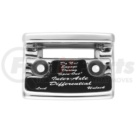 United Pacific 21012 Dash Switch Cover - Switch Guard, "Axle Differential", Black Sticker