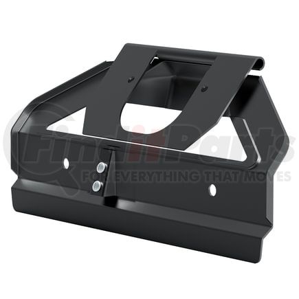 United Pacific 110881 License Plate Bracket - Black, Stainless Steel, OE Style, For 1966-1977 Ford Bronco