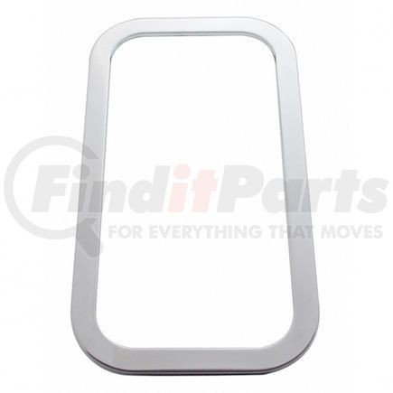 United Pacific 21741B Window Trim - Stainless Steel, Exterior View, for 2005+ Peterbilt