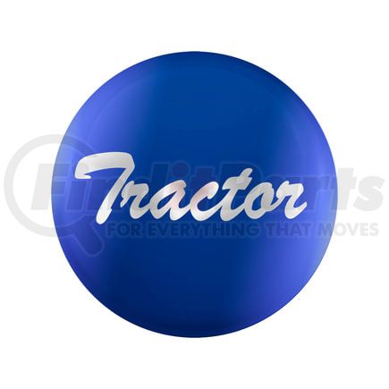 United Pacific 23222-1B Air Brake Control Valve Knob Sticker - "Tractor" Glossy, Blue