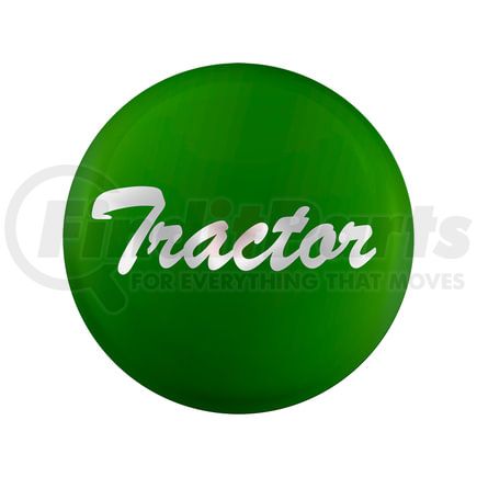 United Pacific 23222-1G Air Brake Control Valve Knob Sticker - "Tractor" Glossy, Green