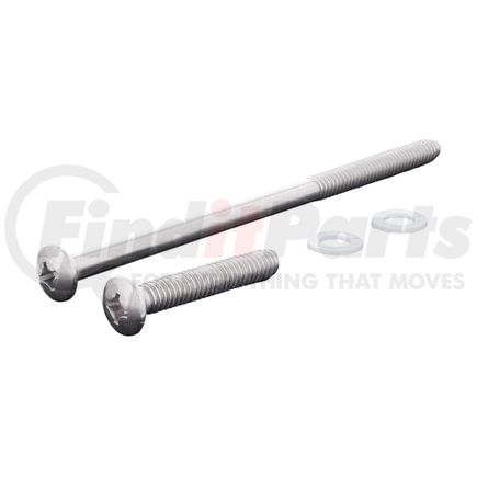 United Pacific 30500-2 Bus Light Mounting Screws - 1 Long and 1 Short, Stainless Steel