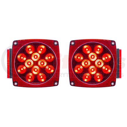 United Pacific 38309BK Stop, Turn & Tail Light - Over 80" Wide, LED, Submersible Combination Light