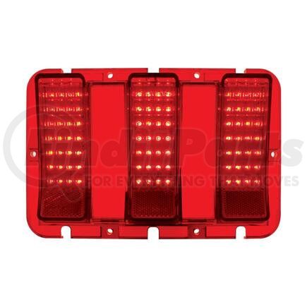 United Pacific FTL6701LED Tail Light - 84 LEDs, Red Lens, without Trim, for 1967-1968 Ford Mustang