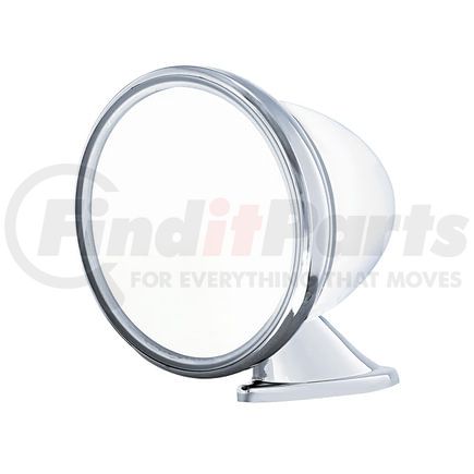 United Pacific S1401 Side View Mirror - Exterior, Chrome, GT Racing Style, Fits LH/RH