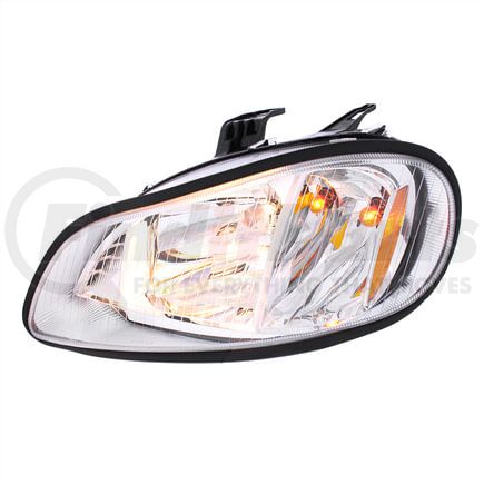 United Pacific 31347 Headlight Assembly - LH, Chrome Housing, High/Low Beam, with Signal Light